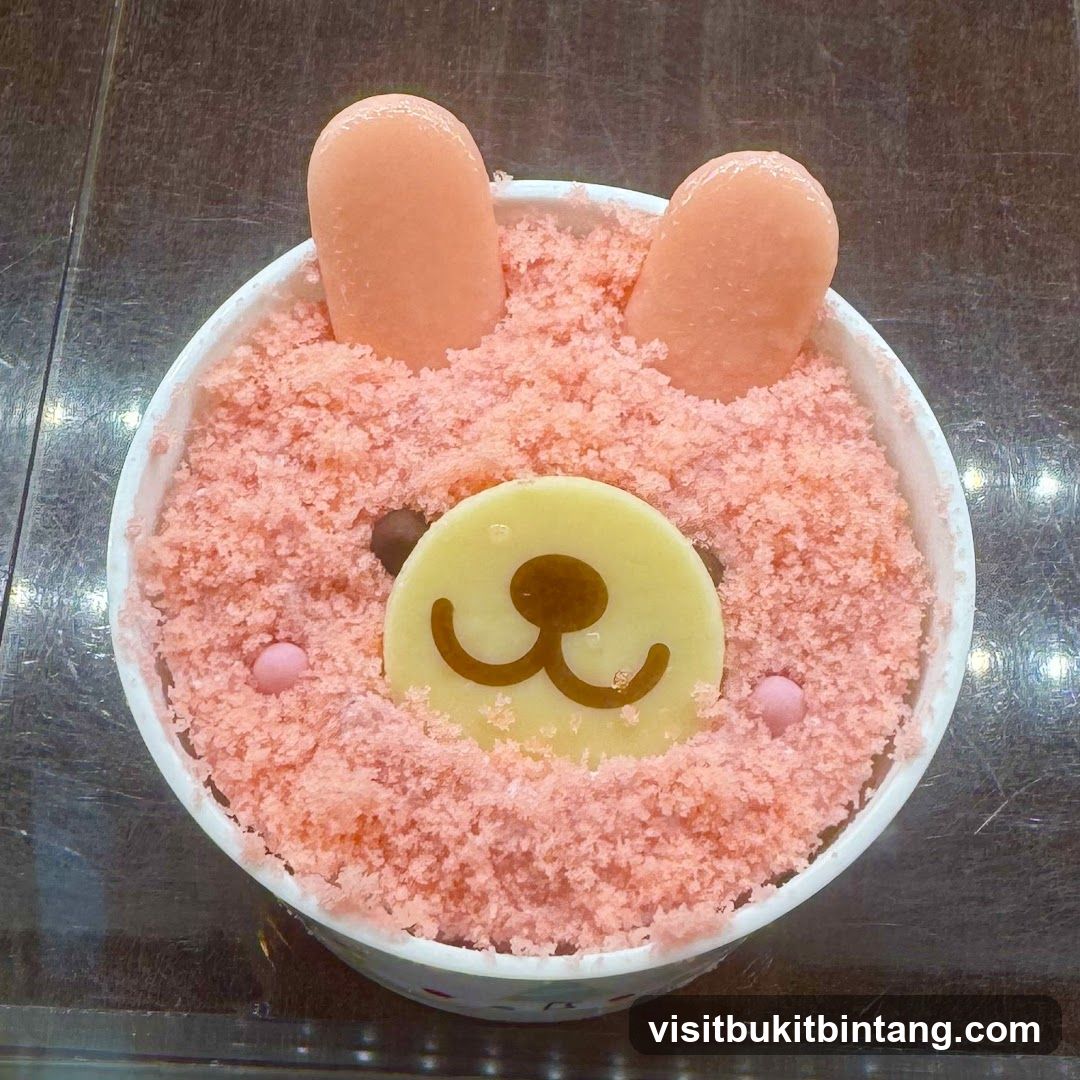 Dessert with Bear Face