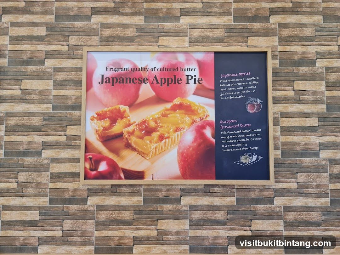 Japanese Apple Pie Advertisement