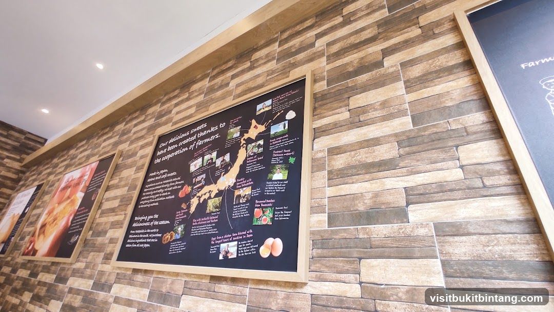 Information Boards on a Stone-Patterned Wall