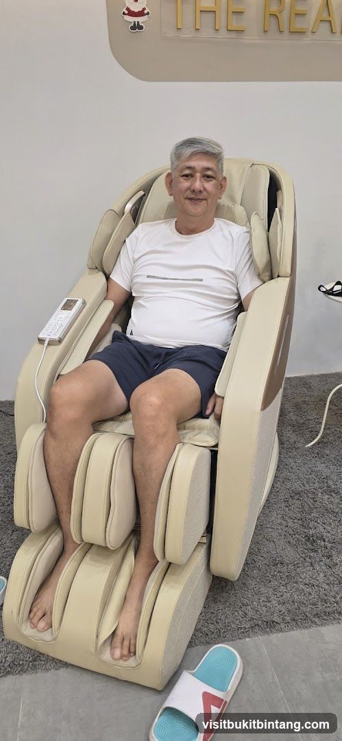 Man in Massage Chair