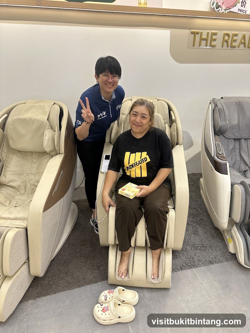 People in Massage Chairs