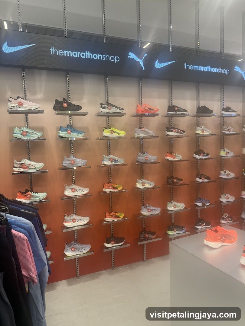 The Marathon Shop Interior Display