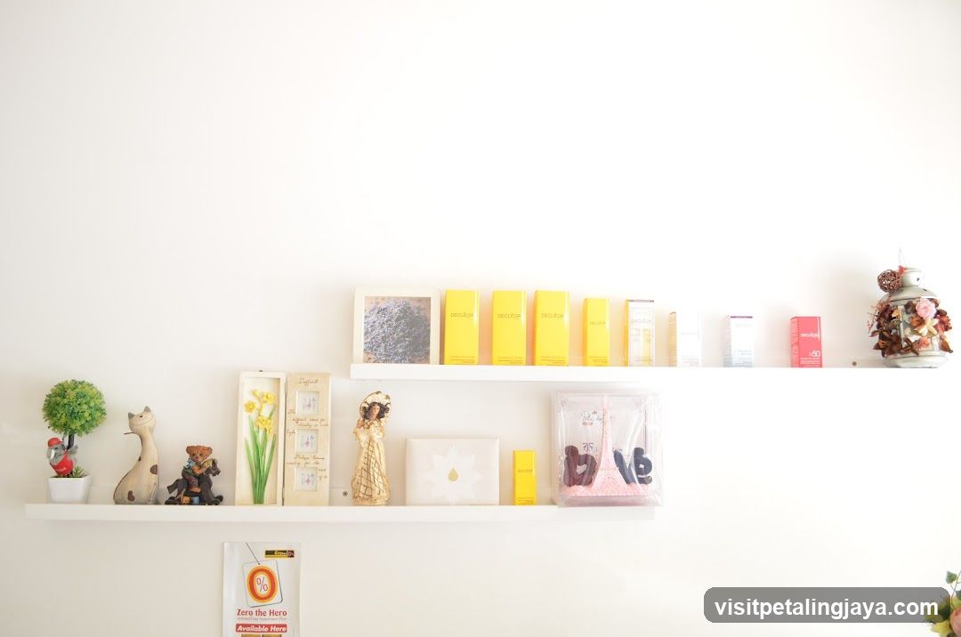 Decorated Shelf Display