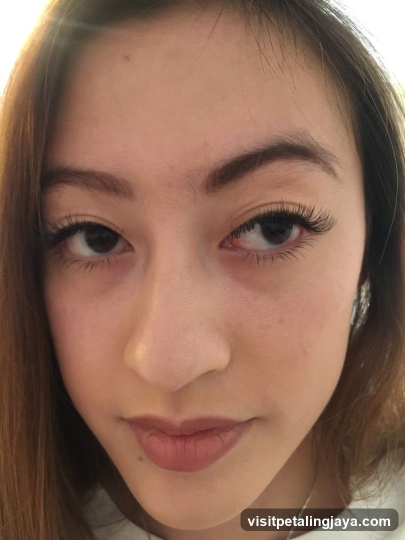 Close-up Portrait of a Woman with Makeup