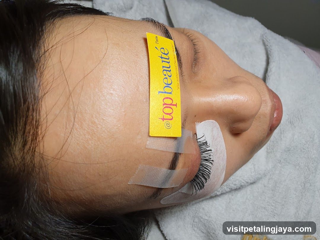 @topbeauté eyelash treatment