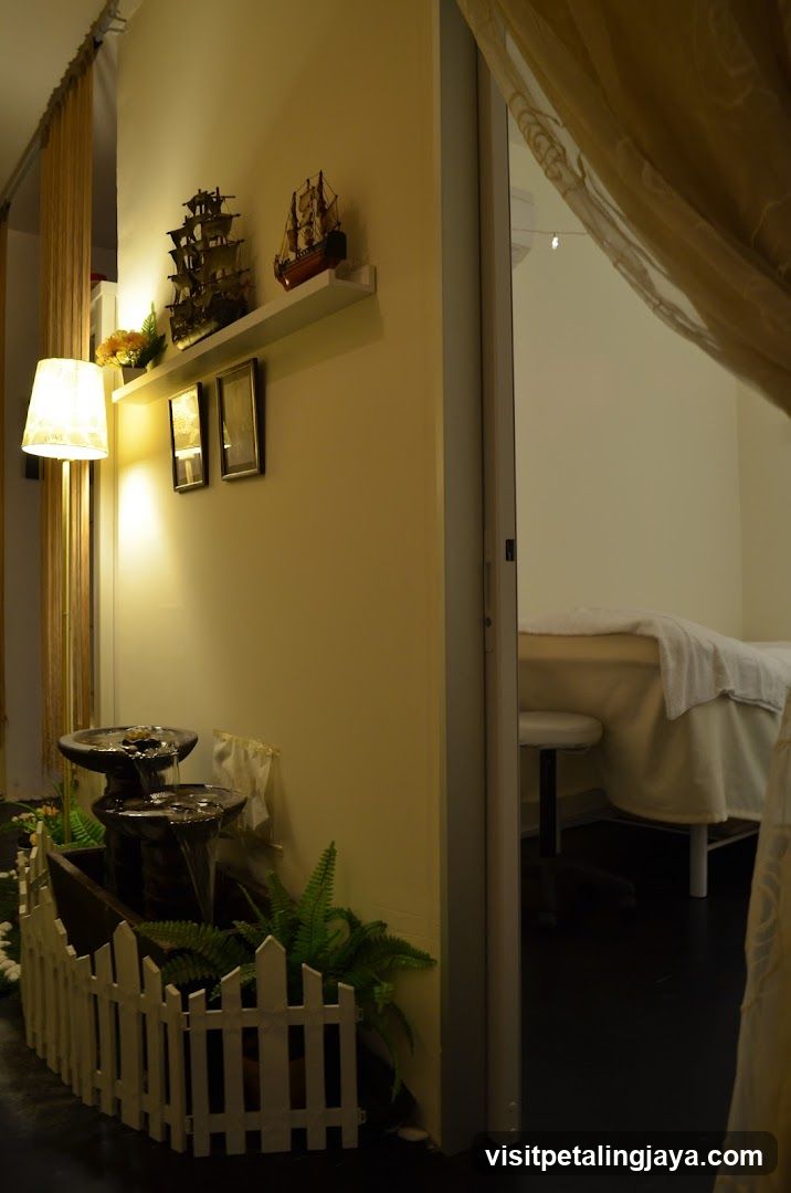 Interior of a spa or wellness center