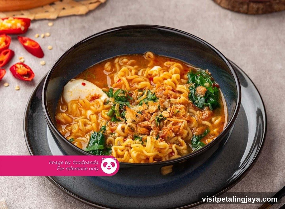 Spicy Ramen Bowl with Egg and Greens