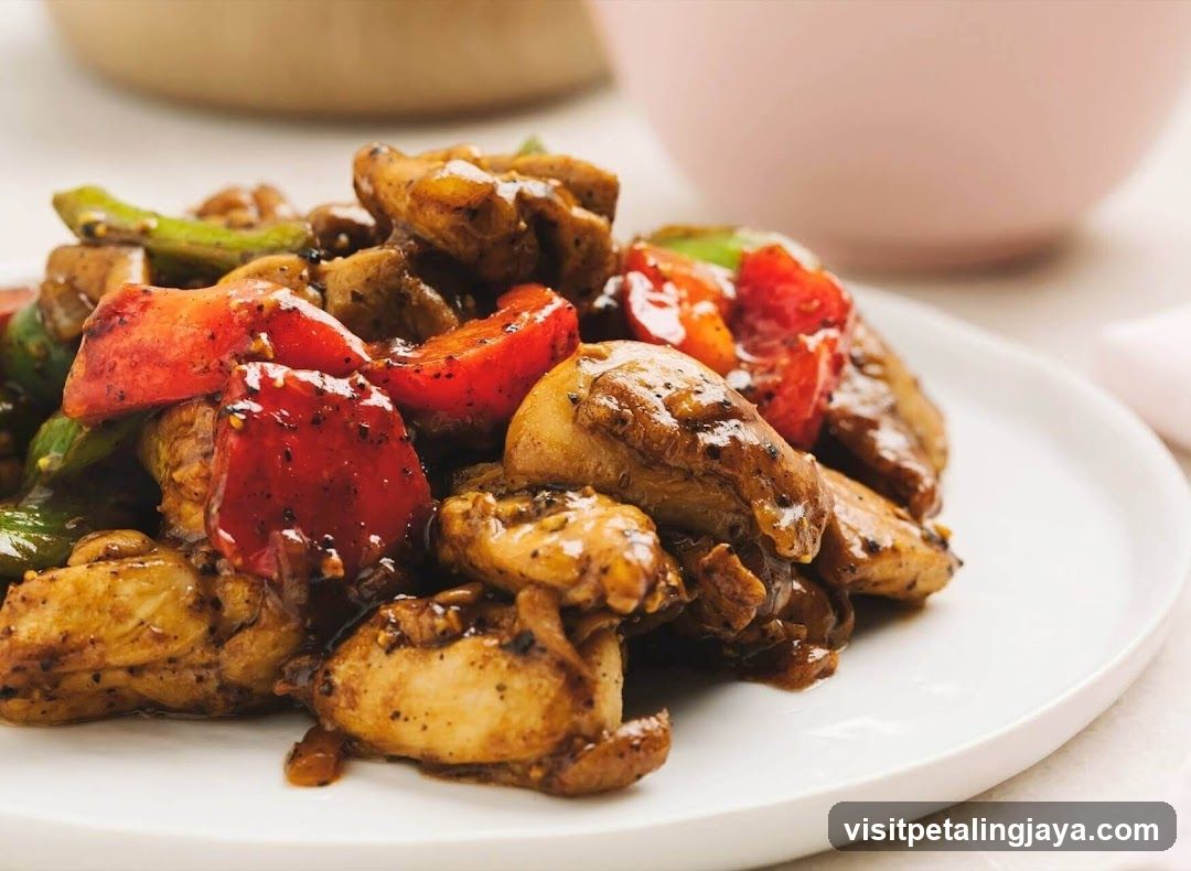 Stir-fried Chicken with Peppers
