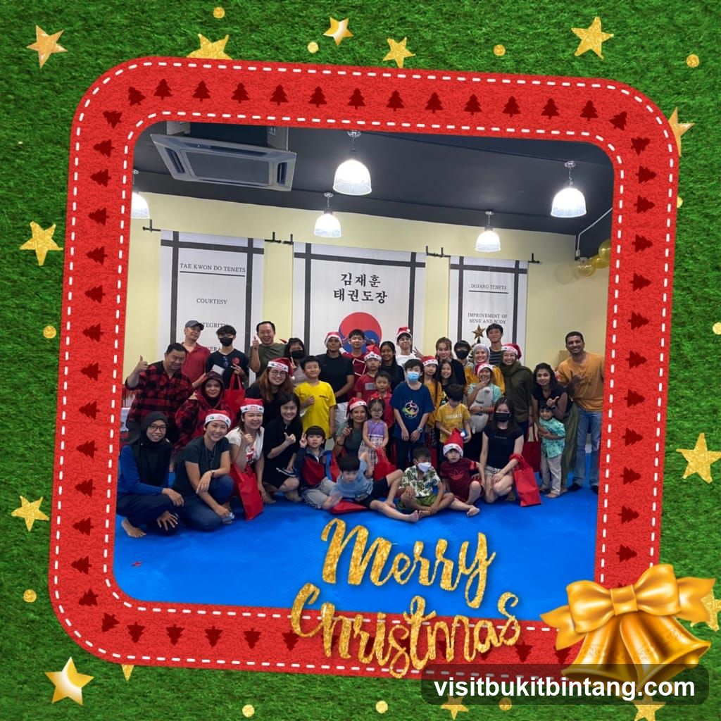 Christmas Gathering at Taekwondo Dojang