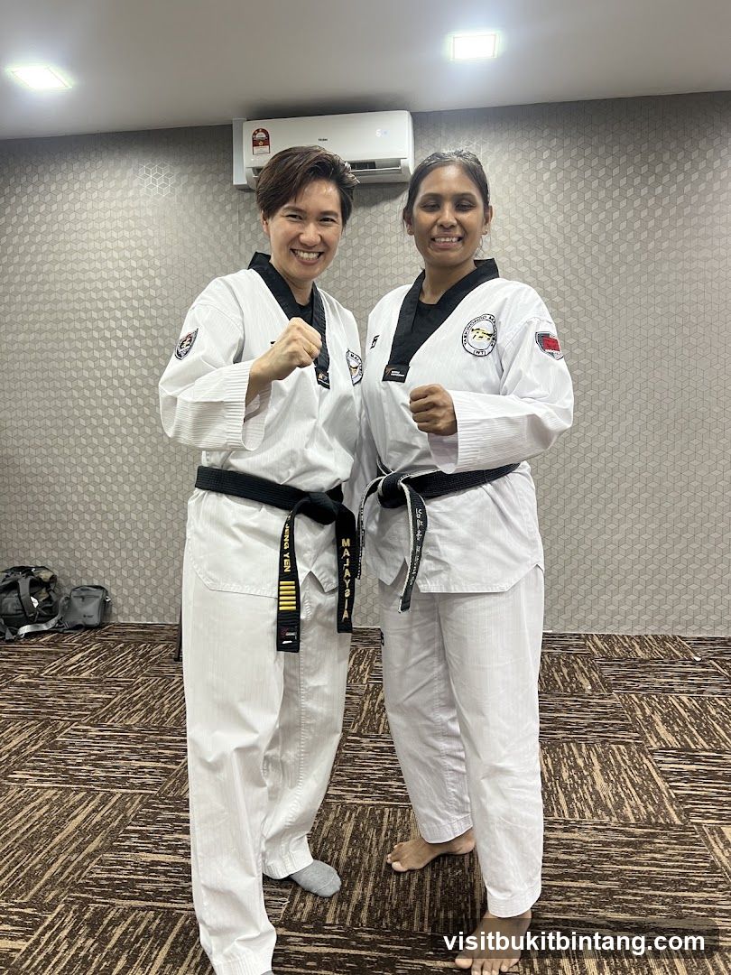 Two Taekwondo Practitioners
