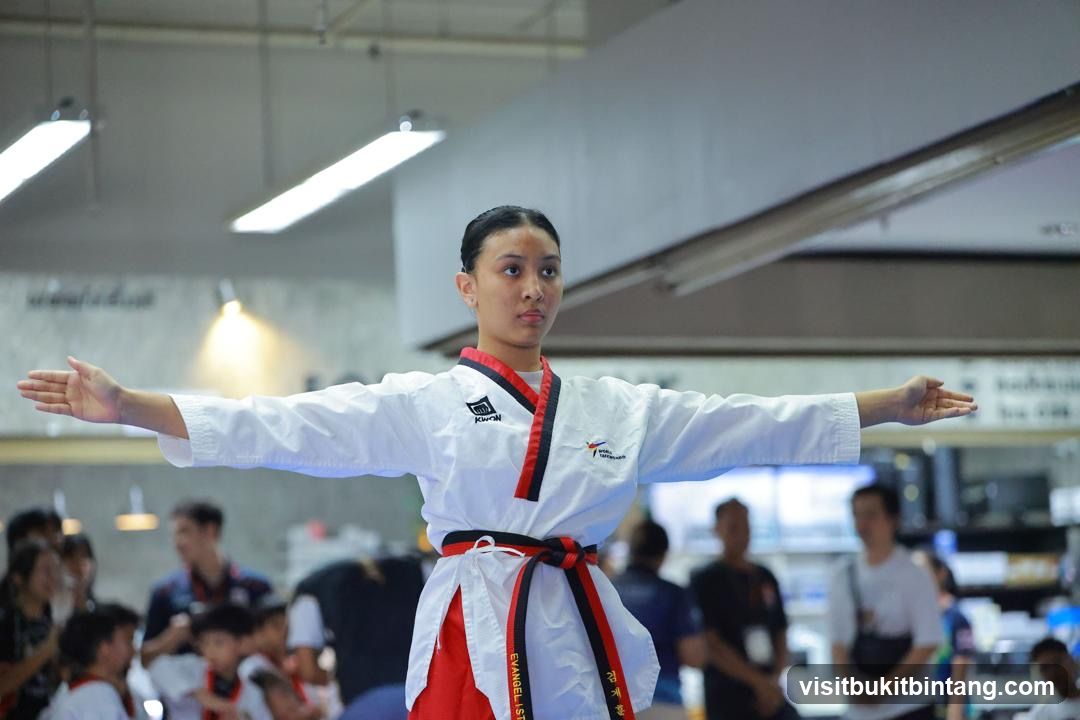 Taekwondo Athlete Practicing