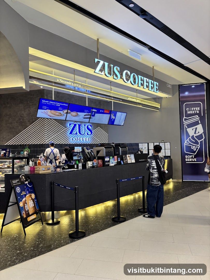 ZUS COFFEE Counter