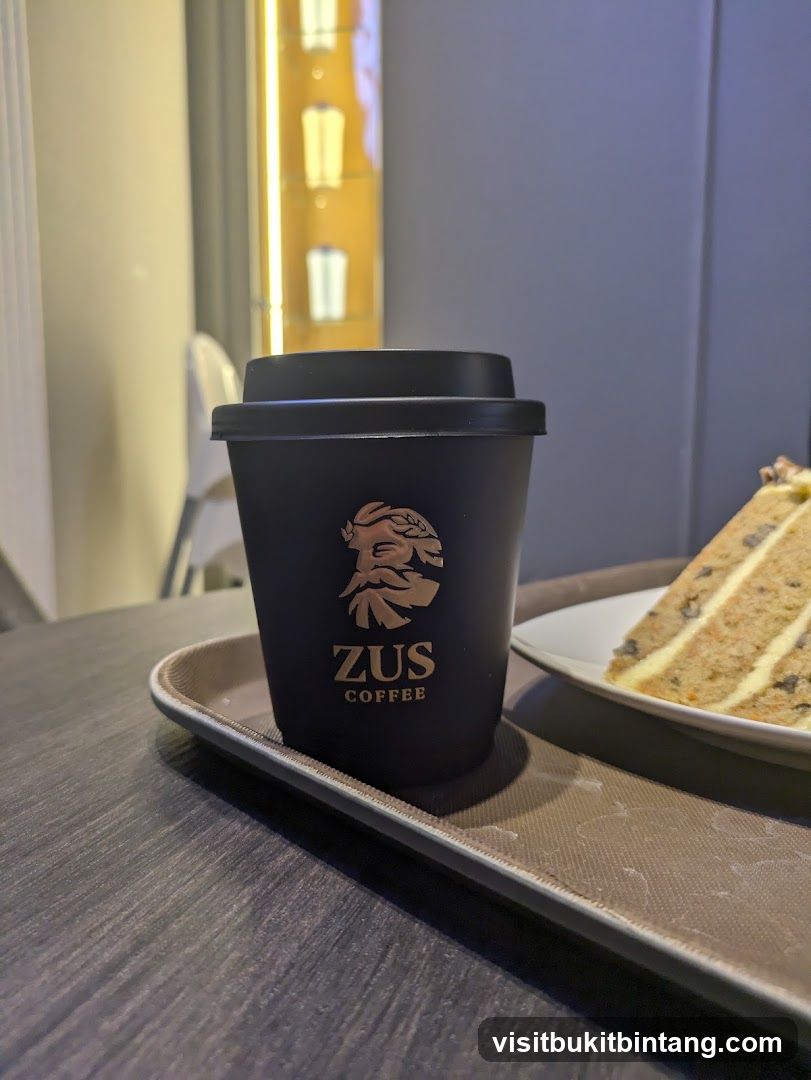 Coffee Cup and Cake Slice