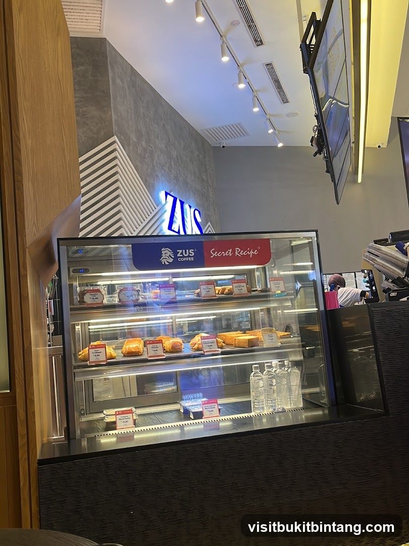 ZUS Coffee Display Case
