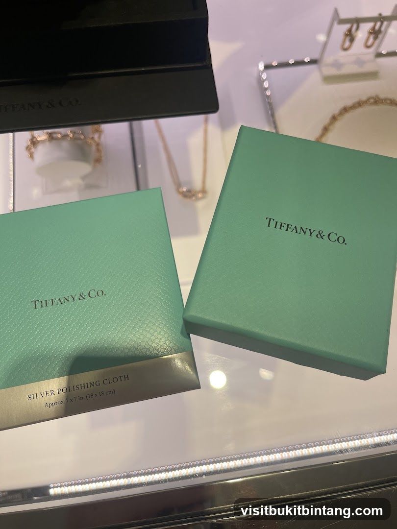Tiffany & Co. Jewelry Boxes and Polishing Cloth