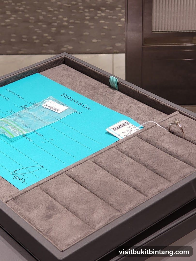 Tiffany & Co. Reservation Card