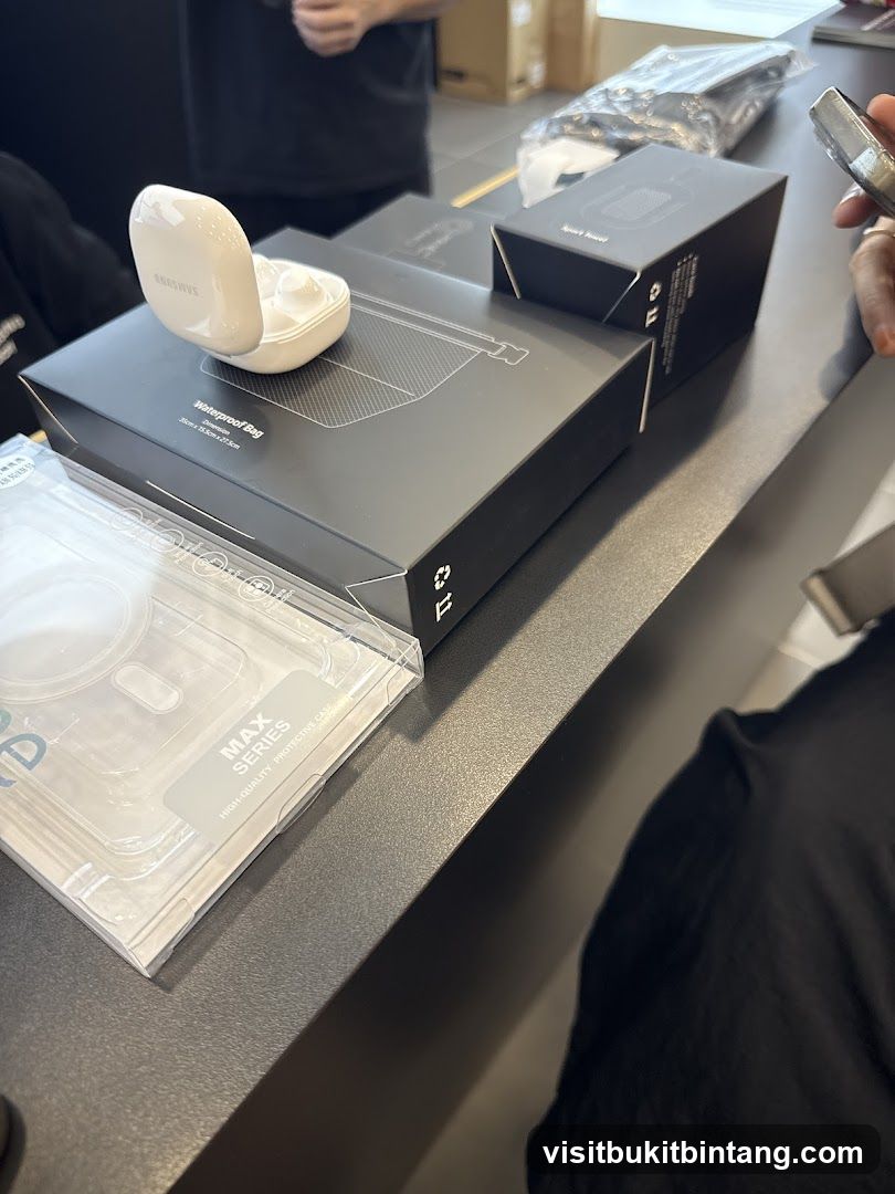 Samsung Products on Display
