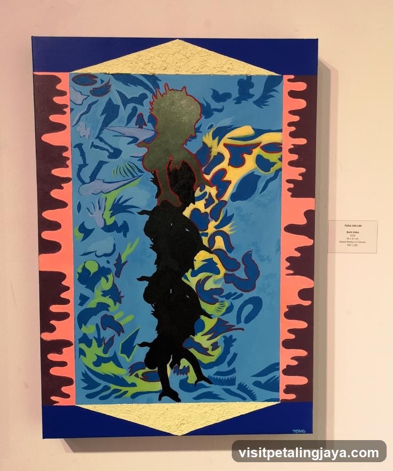 Untitled (Silhouette with Abstract Background)
