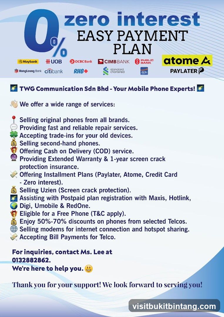 Zero Interest Easy Payment Plan