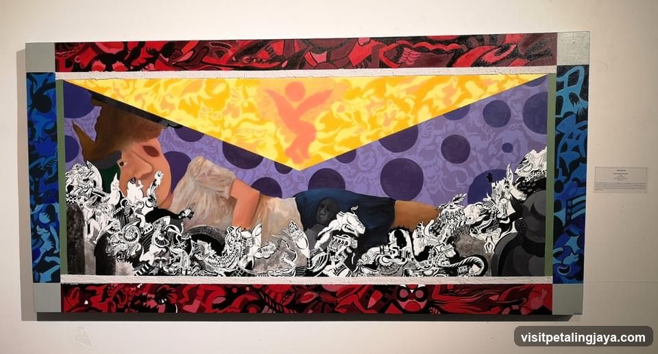 Untitled (Lying Figure with Mythological Elements)