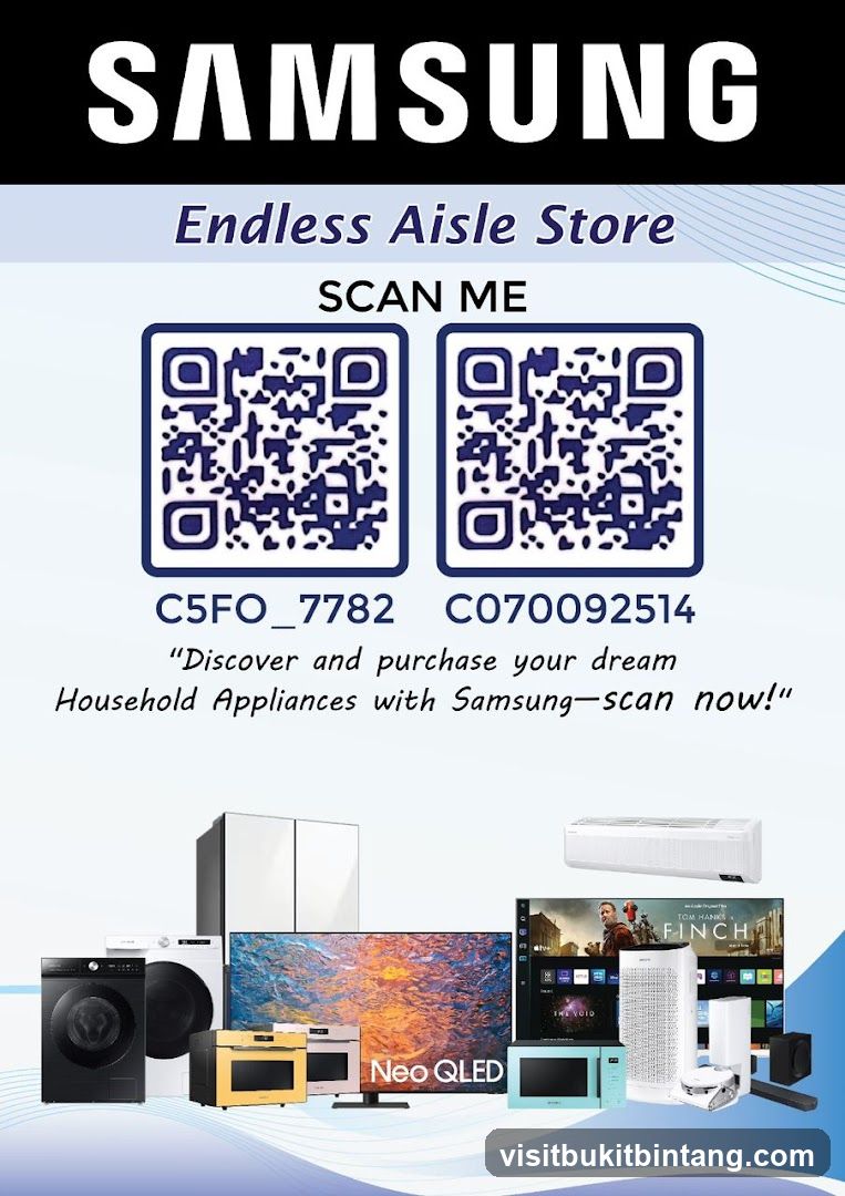 Samsung Endless Aisle Store Advertisement