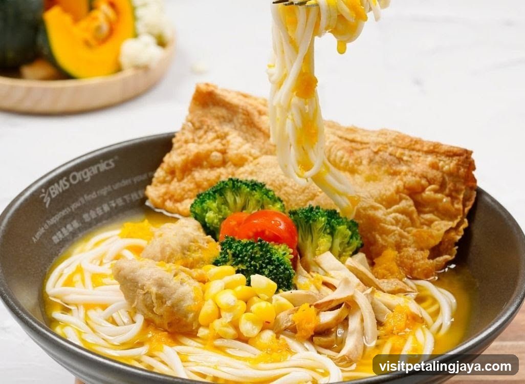Noodle Bowl with Broccoli and Corn