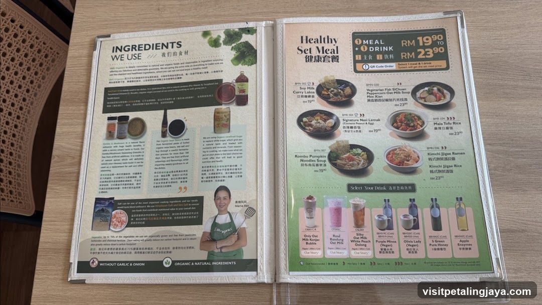 Healthy Set Meal Menu
