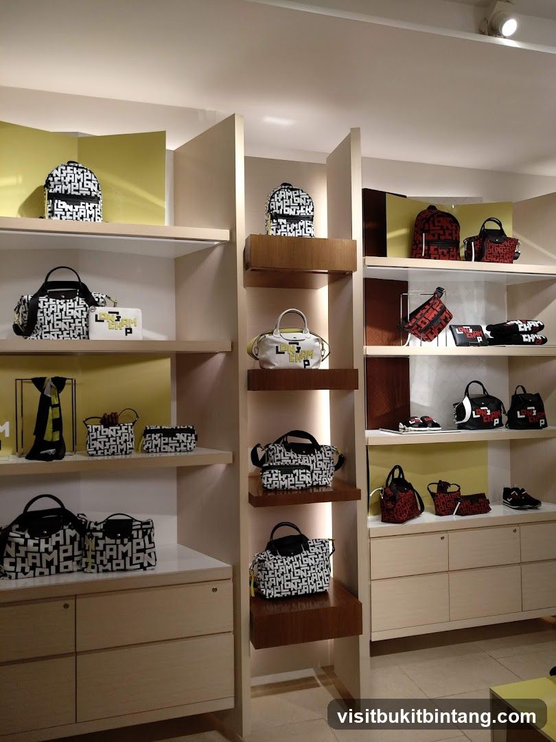 Handbags and Accessories Display