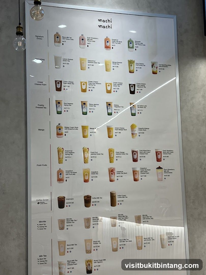 Machi Machi Menu