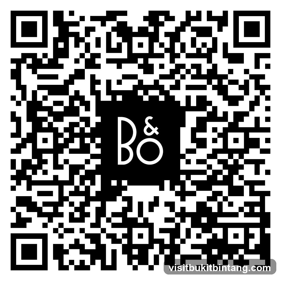 QR Code with B&O Logo