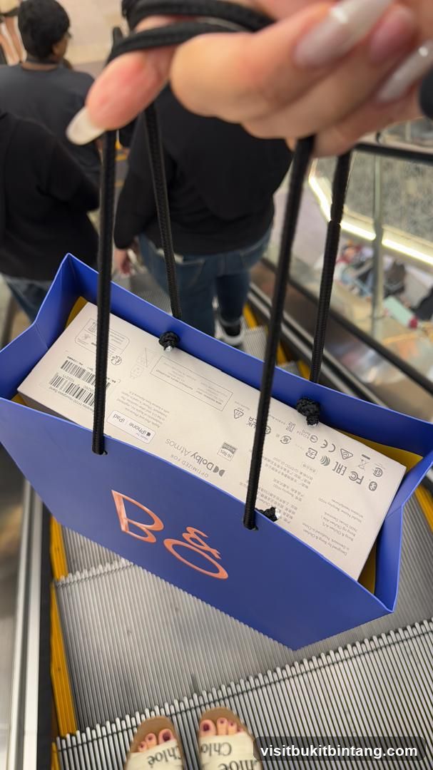 Shopping Bag with Electronics Box