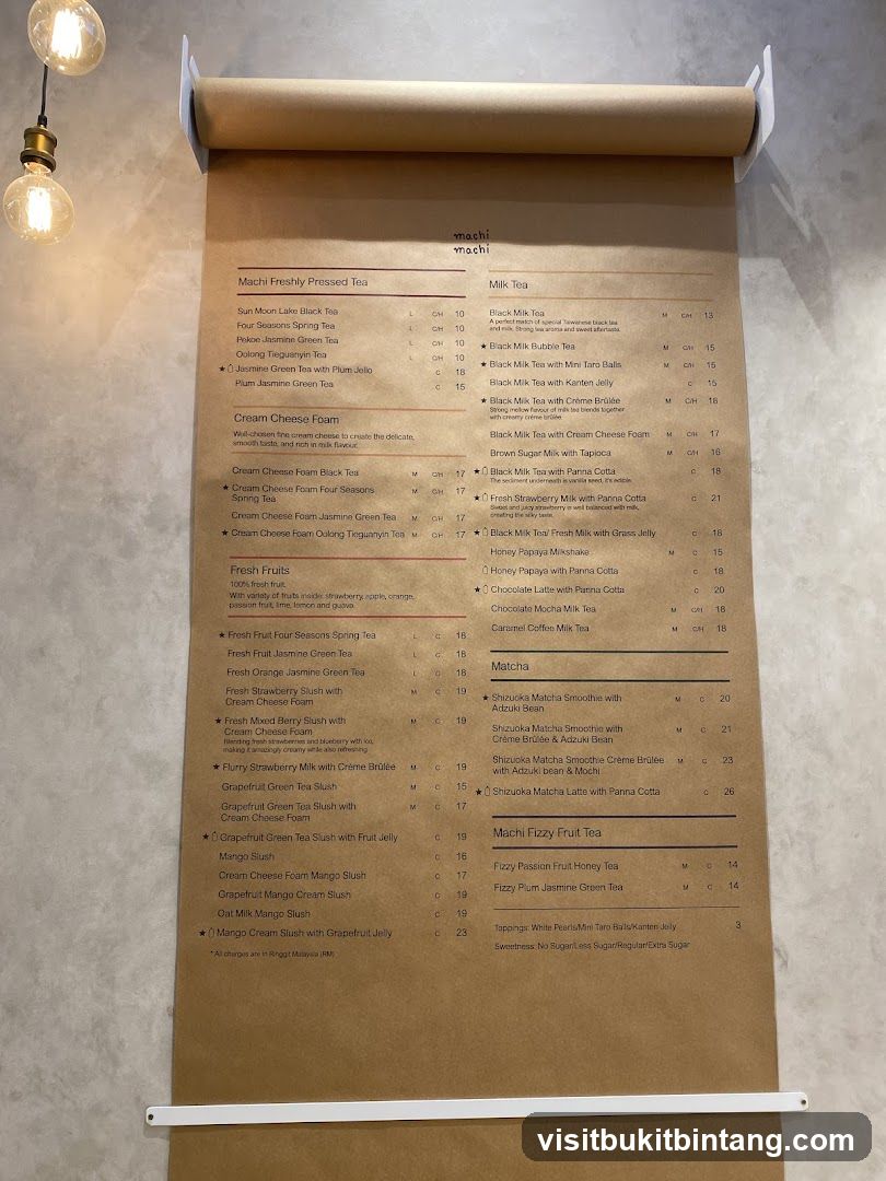 Machi Menu