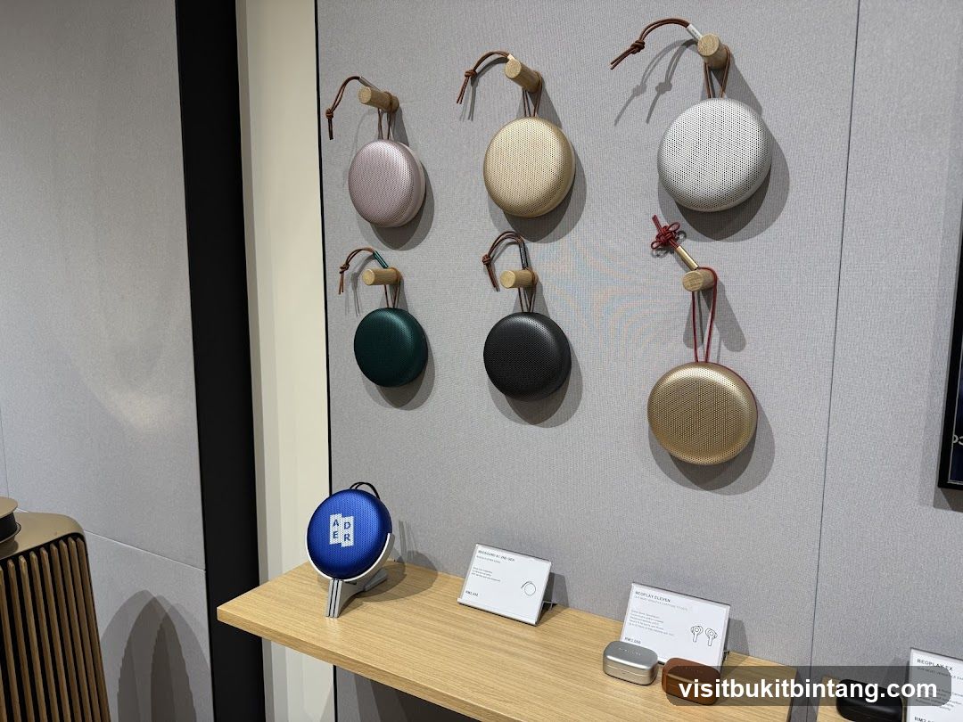 Portable Speakers and Earbuds Display