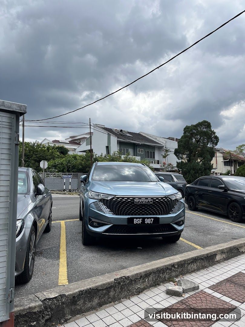 Cars parked in a lot