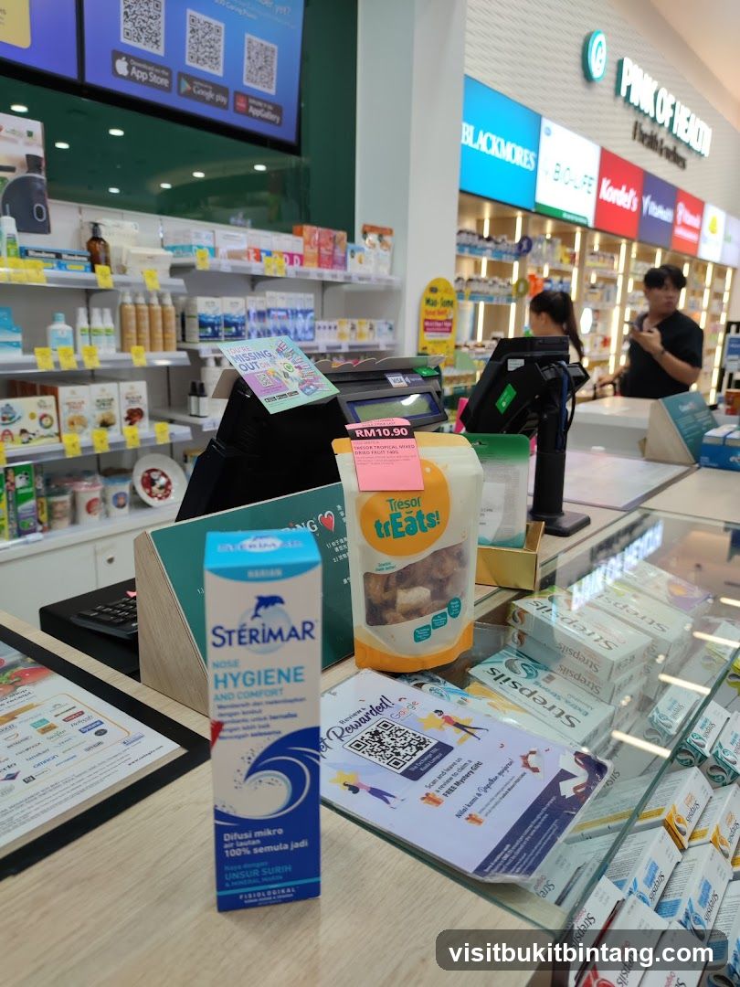 Pharmacy Counter Display