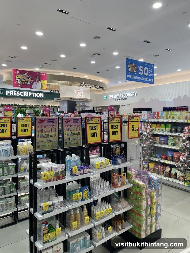 Pharmacy Aisles with Promotions