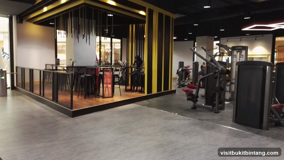 Gym Interior with Seating Area