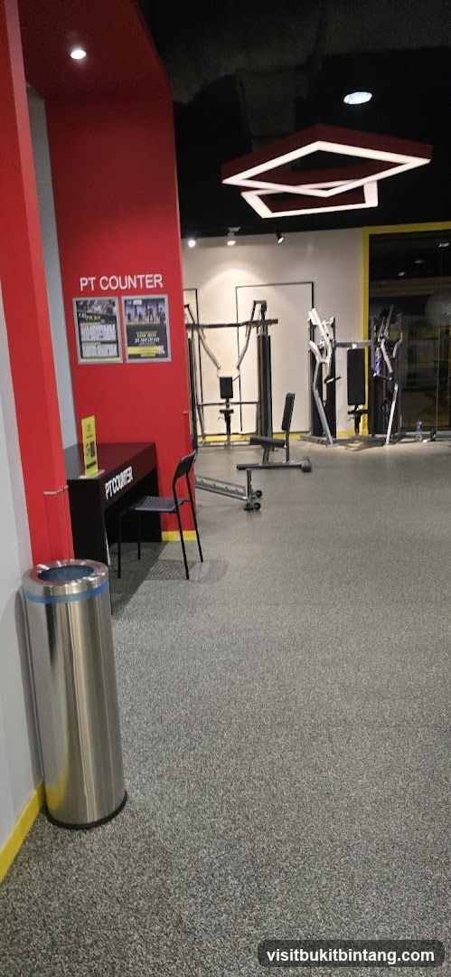 Gym Interior with Equipment