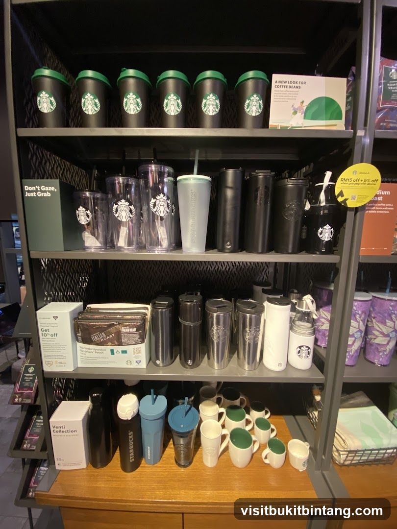 Starbucks Merchandise Display
