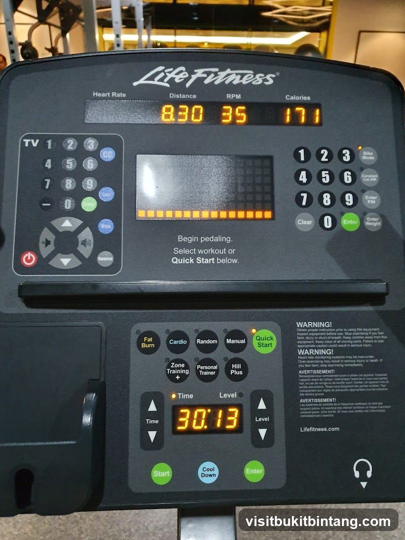 Exercise Machine Console
