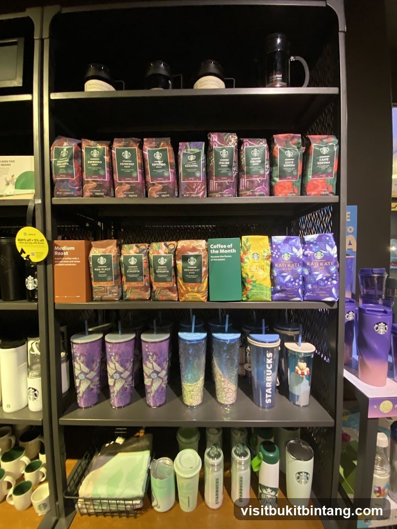 Starbucks Merchandise Display