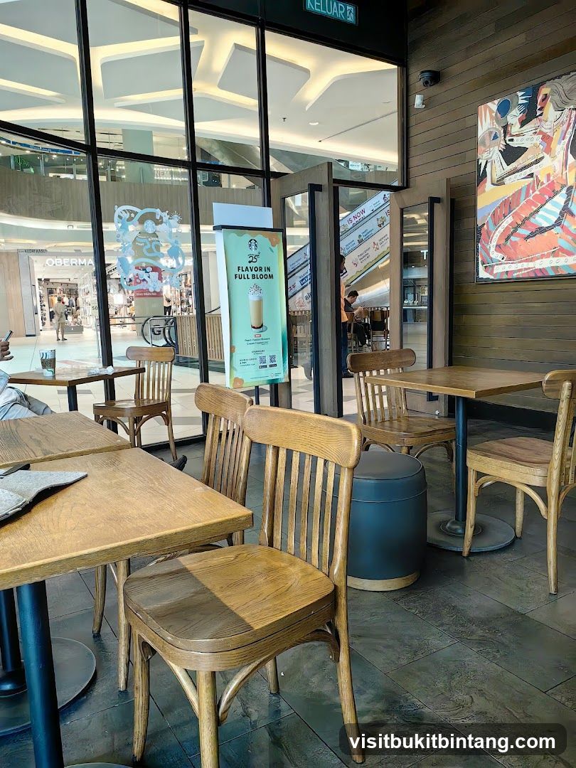 Starbucks Interior with Seating