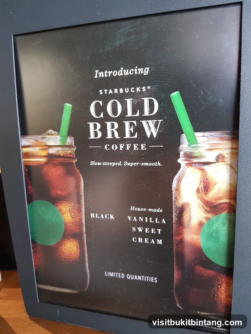 Starbucks Cold Brew Coffee Advertisement