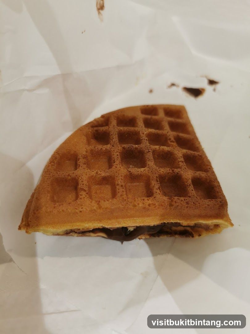 Waffle with Chocolate Filling