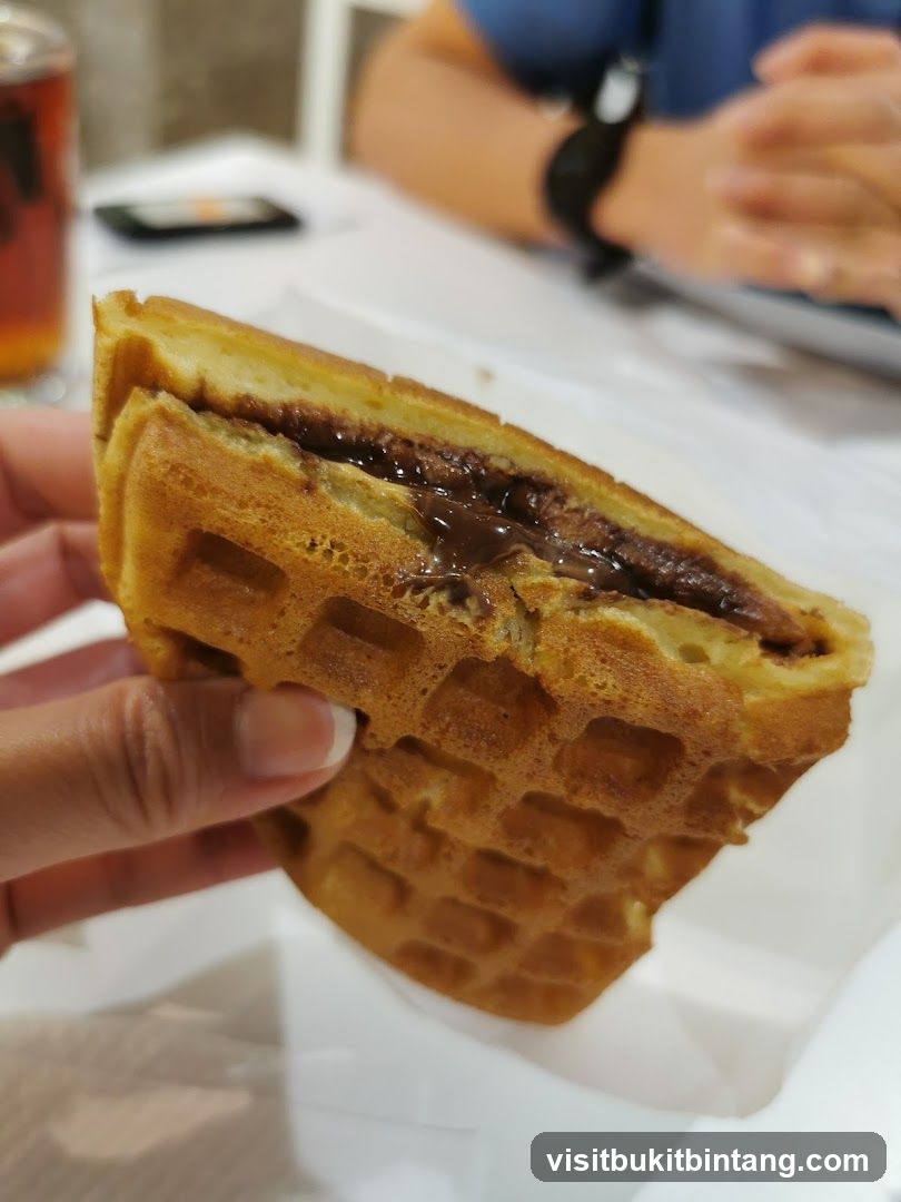 Waffle with Chocolate Filling