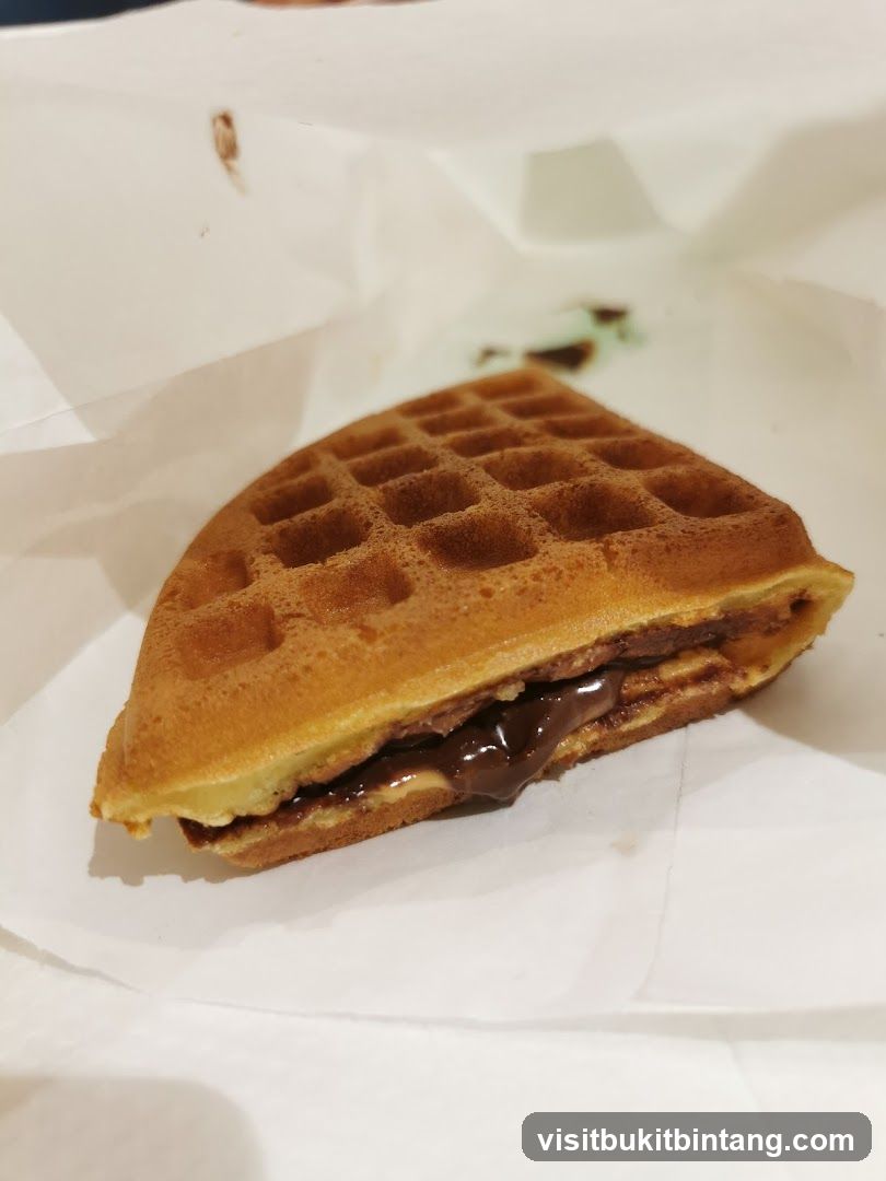 Waffle with Chocolate Filling