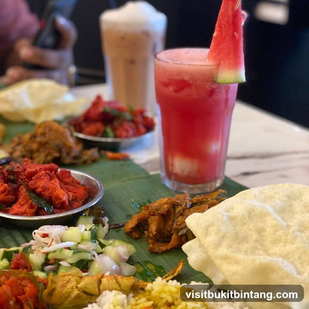 Indian Food Platter with Drinks