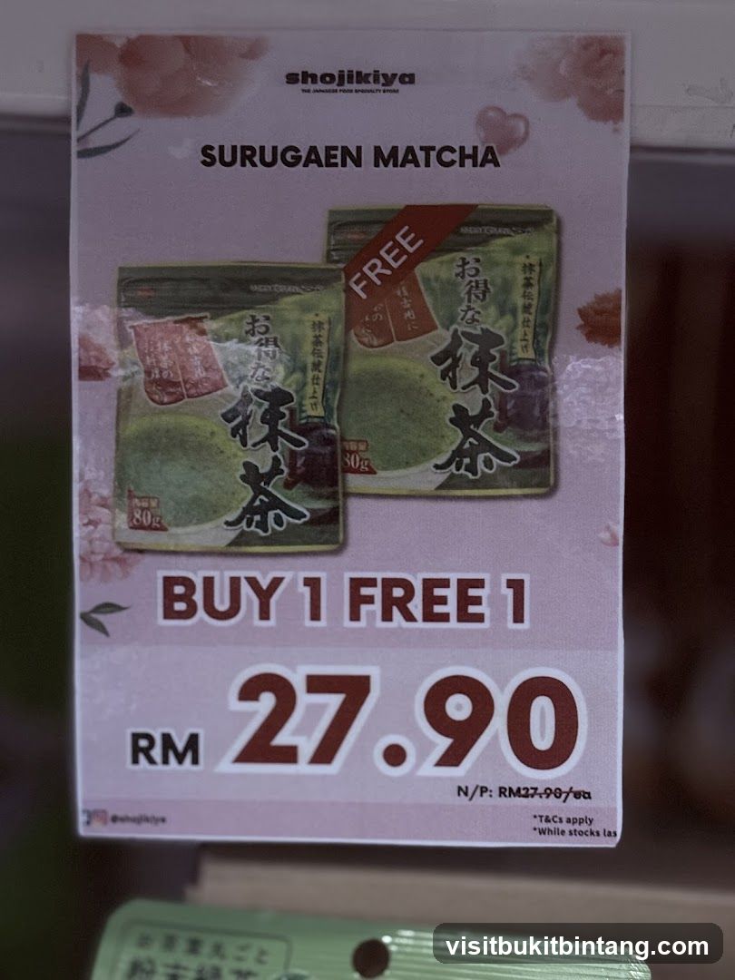 Surugaen Matcha Promotion