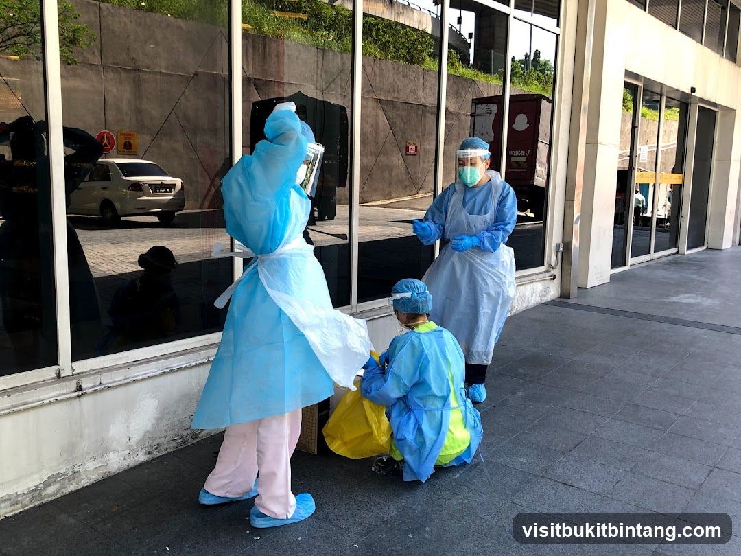 Healthcare workers in PPE
