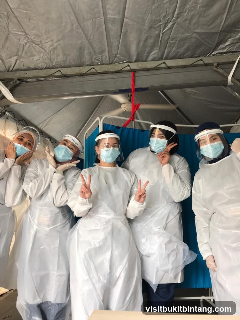 Healthcare workers in PPE
